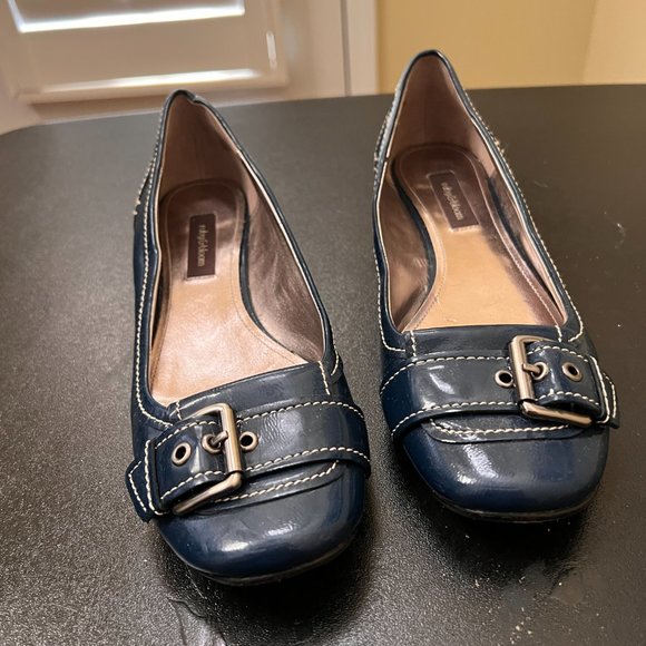 Ruby & bloom size 8 navy leather flats - Picture 12 of 12